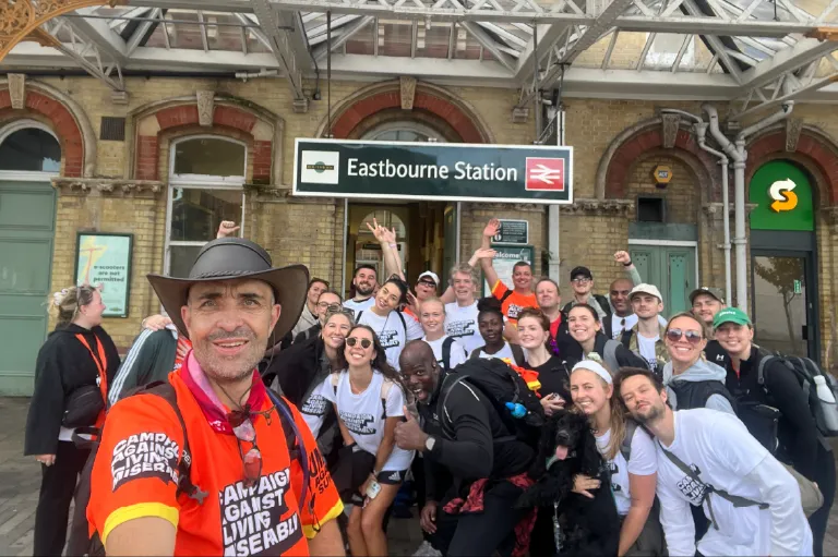 MHFA Team  Take on the Seven Sisters Hike